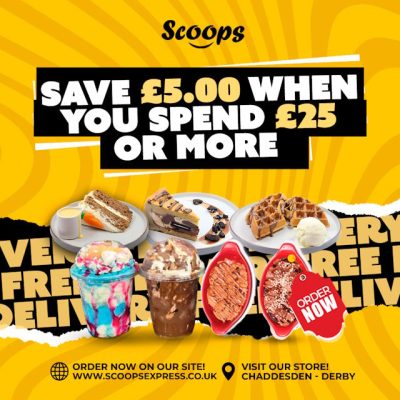 Save £5.00 when you spend £25 or more